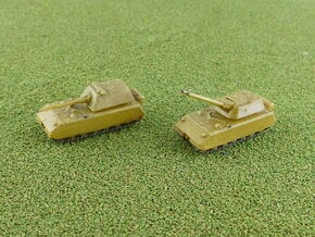 Porsche Type 205 Maus Tank Variants 1/285 in Tan Fine Detail Plastic