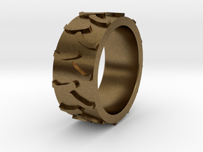 Tractor Tire in Natural Bronze