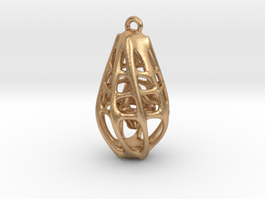 Dangly Lantern in Natural Bronze (Interlocking Parts)