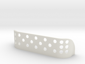 Large Cleat Shield / Handicap SAFETY in White Natural Versatile Plastic