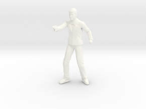 James Bond - Roger Moore 1.24 in White Processed Versatile Plastic