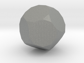Truncated Dodecahedron - 1 Inch in Gray PA12