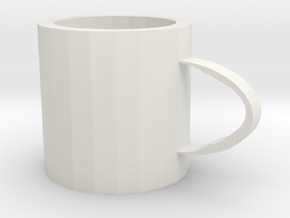 Initialize the cup in White Natural Versatile Plastic: Large