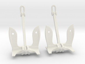 1/35 USS Anchor Bow SET x2 in White Natural Versatile Plastic