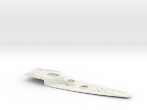 1/700 FlugDeckKreuzer AIIa Bow Deck (w/out Deck Pl in White Natural Versatile Plastic