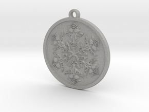 Snowflake pendant in Aluminum