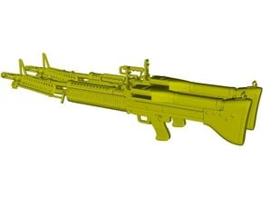 1/24 scale Saco Defense M-60 machineguns x 2 in Clear Ultra Fine Detail Plastic