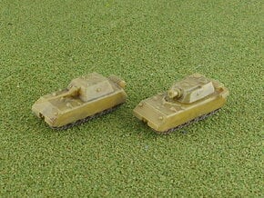 Porsche Type 205 Maus Tank Variants 2 1/285 in Tan Fine Detail Plastic