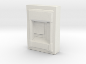 Wall ATM Machine 1/43 in White Natural Versatile Plastic