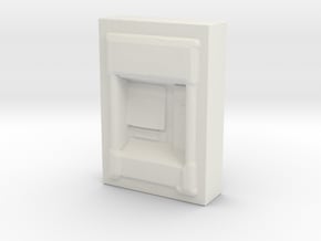 Wall ATM Machine 1/12 in White Natural Versatile Plastic