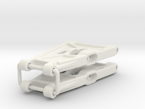 Team Losi A-1001 Jrx-2 Front A-Arms in White Natural Versatile Plastic