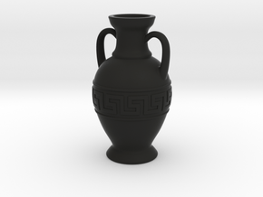 Ancient Greek Amphora - 6cm height in Black Premium Versatile Plastic