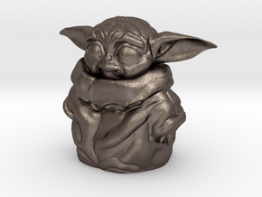 Grogu (Star Wars Legion) Baby Yoda | The Asset in Polished Bronzed-Silver Steel