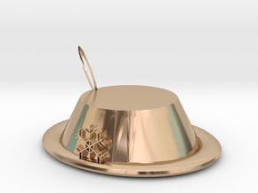 Man's Hat in 14k Rose Gold: Medium