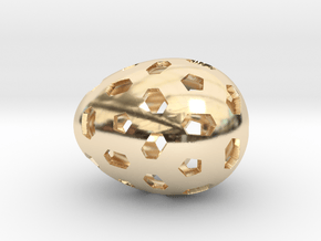 Mosaic Egg #1 in 14K Yellow Gold