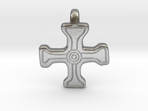 Cross Pendant from Barnham Broom in Natural Silver