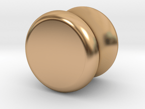 Basic Gauge, 1/2"-1" - Plug in Polished Bronze: Extra Small