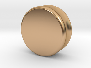 Basic Gauge, 1 1/8"-1 5/8" - Plug in Polished Bronze: Extra Small