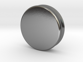 Basic Gauge, 1 3/4"-2" - Plug in Polished Silver: Medium