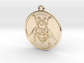 Beetle in 14K Yellow Gold