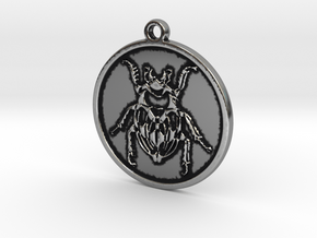 Beetle in Antique Silver