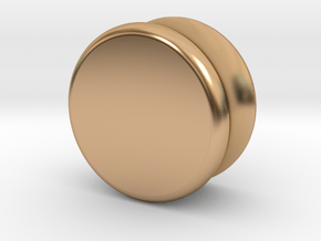 Basic Gauge, 1/2"-1" - Plug in Polished Bronze: Large