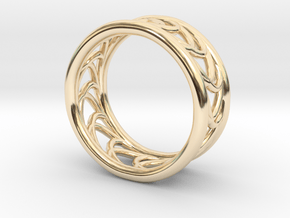 Elemental Waves Ring in 14K Yellow Gold: 2 / 41.5