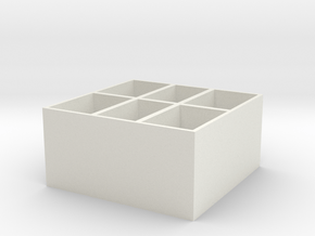 Separte storage box in White Natural Versatile Plastic