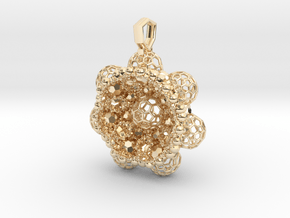 Infinity Nugget - 2014 version in 14k Gold Plated Brass