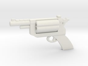 Revolver v1 in White Natural Versatile Plastic