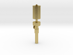 D&RGW Single Chime Steam Whistle in Natural Brass: 1:20