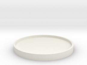 Collecting Coasters in White Natural Versatile Plastic: Extra Small