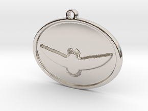 Scarab Beetle pendant in Platinum