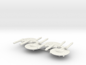 3125 Scale Federation New Light Cruiser Collection in White Natural Versatile Plastic