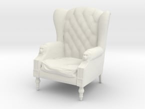 The Matrix- Armchair for Neo and Morpheus in White Natural Versatile Plastic