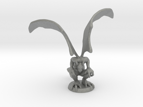 Gargoyle miniature model for fantasy games dnd rpg in Gray PA12
