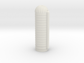 45ft Grain Silo 1/120 in White Natural Versatile Plastic