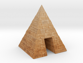 Pyramid in Natural Full Color Sandstone