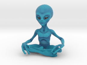 Sitting Alien in Natural Full Color Sandstone
