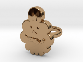 Lumpy Space Princess Ring (Small) in Polished Brass