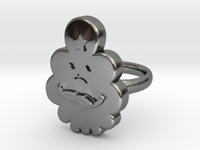 Lumpy Space Princess Ring (Large) in Fine Detail Polished Silver