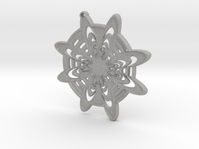 Snowflake pendant in Aluminum