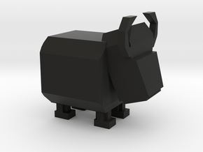 cow in Black Natural Versatile Plastic