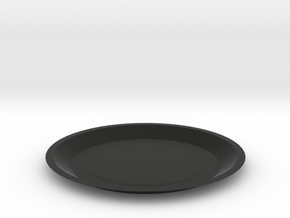 plate in Black Natural Versatile Plastic: 28mm