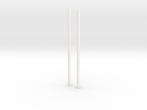 Environmental chopsticks in White Processed Versatile Plastic: 28mm