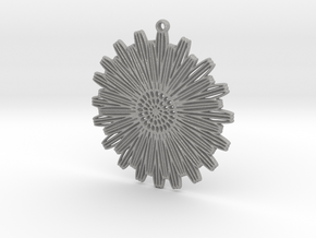 Flower pendant in Aluminum