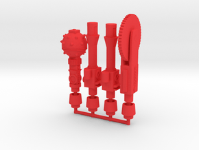 Micronauts Griffkit in Red Processed Versatile Plastic