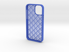 iPhone12_cover_design_6 in Blue Processed Versatile Plastic