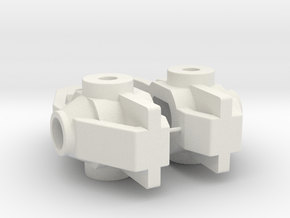 QD monster steering knuckle 2x in White Natural Versatile Plastic