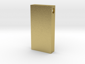 Monolith-3 in Natural Brass